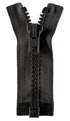 Reißverschluss schwarz (fb.00) 60cm - teilbar