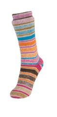 Laines du Nord - Summer Sock (Fb.14/rosa/orange)