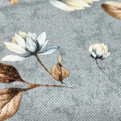 S&W Stoffe - Deko Digitaldruck - Blumen