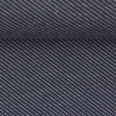 Serge, Jacquard Jersey - diagonale Streifen dunkelblau