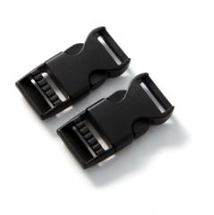 Steckschnalle 16mm schwarz - Kunststoff
