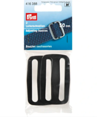 Leiterschnalle 50mm schwarz - Kunststoff
