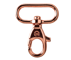 Karabinerhaken 25mm rosegold