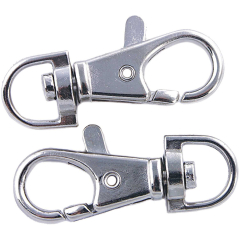 Karabiner Silber 38X18mm 2 Stück