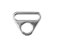 O-Ring mit Steg 25mm silber (2St.)