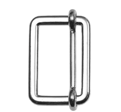 Leiterschnalle 25mm silber