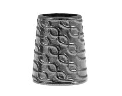 Kordelenden konisch gunmetal 8mm (2 Stück)