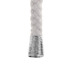 Kordelenden konisch silber 8mm (2 Stück)