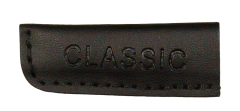 Kordelenden in schwarz Lederimitat Classic Groß (2 Stück)