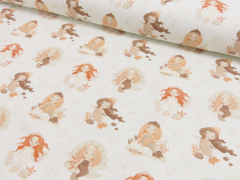 S&W Stoffe • Baumwolljersey OCEAN DREAMS - Meerjungsfrau