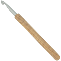 8,00mm Häkelnadel Olivenholz, 17,5cm