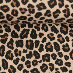 Baumwolle - leo beige - animal - Swafing