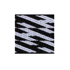 Gurtband Thunder Zig Zag 38mm schwarz-weiß