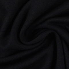 60cm Reststück - Vanessa *neu* Jersey Uni schwarz (fb.299)