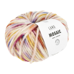Mosaic - Fb. 02 - bordeaux/lila/pink/gelb