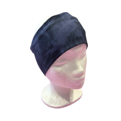 breites Haarband blau mit abstrakten Muster - Gr. 1