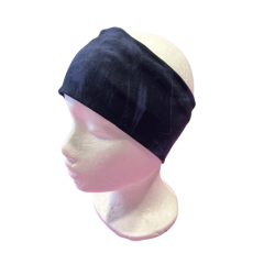 breites Haarband blau mit abstrakten Muster - Gr. 1