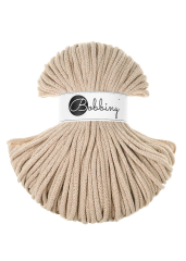Bobbiny Premium 5 mm Flechtkordeln in Warm Beige