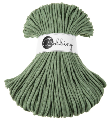 Bobbiny Premium 5 mm Flechtkordeln in Eukalyptus Green
