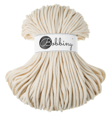 Bobbiny Premium 5 mm Flechtkordeln in Natural