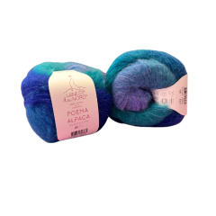 Poema Alpaca - Farbverlauf (Fb. 100/blau/grün)