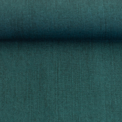 French Terry - Jeans-Optik, petrol