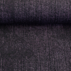 French Terry - Jeans-Optik, altrosa dunkel
