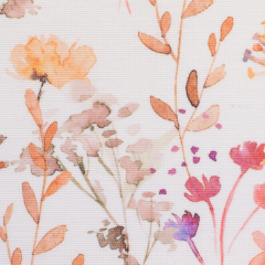 Alsfeld - beschichtete Baumwolle - Zweige, Blüten, senf/apricot
