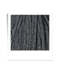 Bobbiny Premium 5 mm Flechtkordeln in Shiny Charcoal