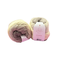 Poema Farbverlauf (Fb. 602 - Creme/grau) Poema Farbverlauf (Fb. 602 - Creme/grau)