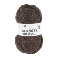 Super Soxx Tweed - 6-fädig - braun