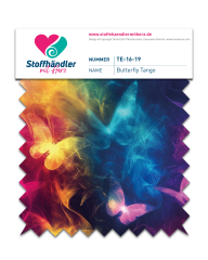 Baumwolljersey Butterfly Tango - Vorbestellung