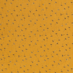 Musselin Double Gauze Pusteblume ocker-gold