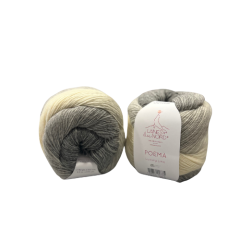 Poema Farbverlauf (Fb. 601 - Creme/grau)