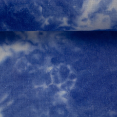 Viskose-Leinen Stoff „Ronda“ in blau