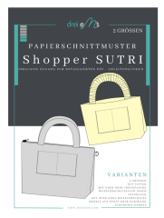 Dreiems - Papierschnittmuster Shopper Sutri - 2 Größen