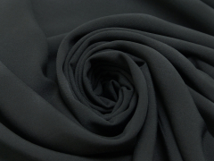 50cm Reststück - Viskose uni - schwarz