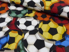 S&W • Deko Druck Fußball •  bunt