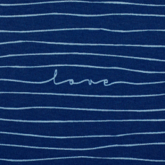 SWAFING • Baumwolljersey Reminder by Käselotti dunkelblau