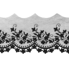 Tüllspitze 105mm schwarz