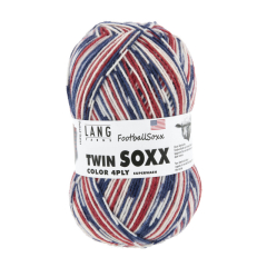 Twin SOXX 4-FACH/4-PLY - Football Soxx in rot/weiß/blau (Fb. 603) - Amerika