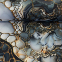 Flowing Bloom - liquid - grau/anthrazit by Sarah Mariam Martindale >60.000, **wasserabweisend**