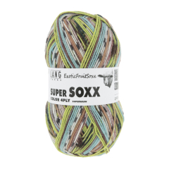 Super Soxx 4-fach Exotik Fruit Soxx Kiwi (Fb. 566) von Lang Yarns
