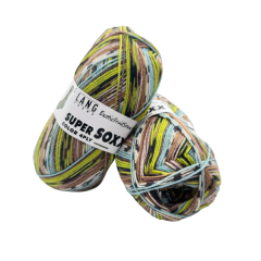 Super Soxx 4-fach Exotik Fruit Soxx Kiwi (Fb. 566) von Lang Yarns