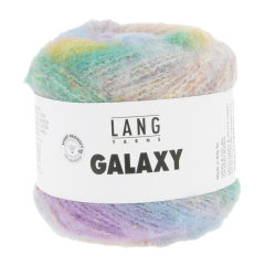 Lang Yarns Galaxy Fb. 02 Hellblau / Lila / Grün - Merino-Alpaka-Garn