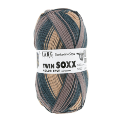 Twin SOXX 6-FACH - olive/navy - Lang Yarns Sockenwolle
