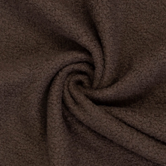 Teddy – Bouclé-Fleece in braun