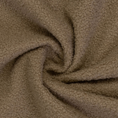 Teddy – Bouclé-Fleece in camel