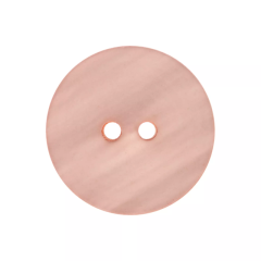 Polyesterknopf rosa 2-Loch 20 mm