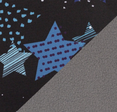 Nano Softshell mit Fleece-Innenseite Fiete Sterne schwarz blau